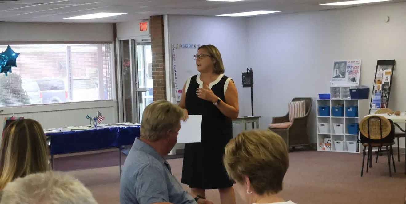 Jill speaking